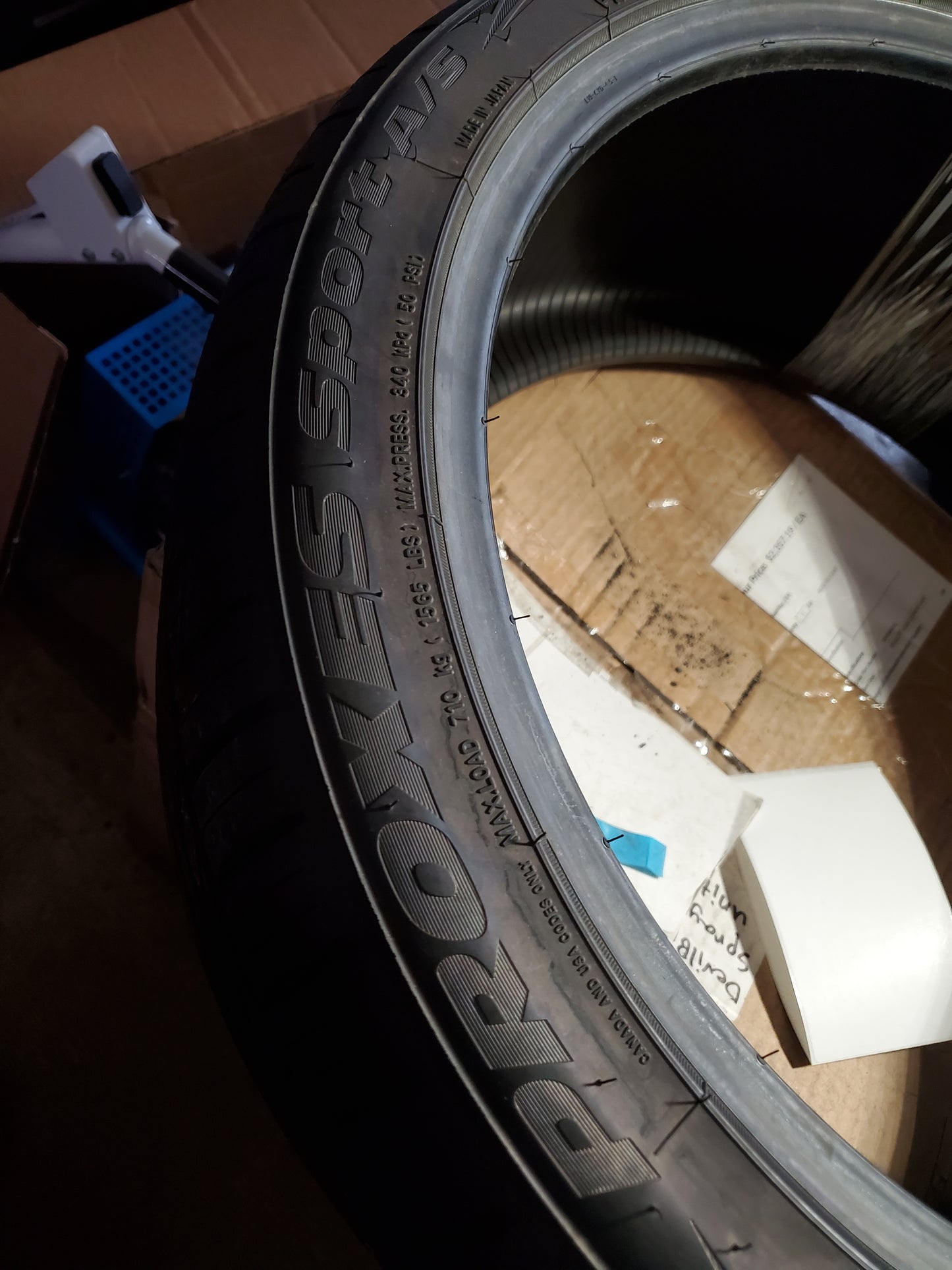 TOYO PROXES SPORT A/S BSW P 235 40 19 96Y XL UHP ALL SEASON TIRE 214850