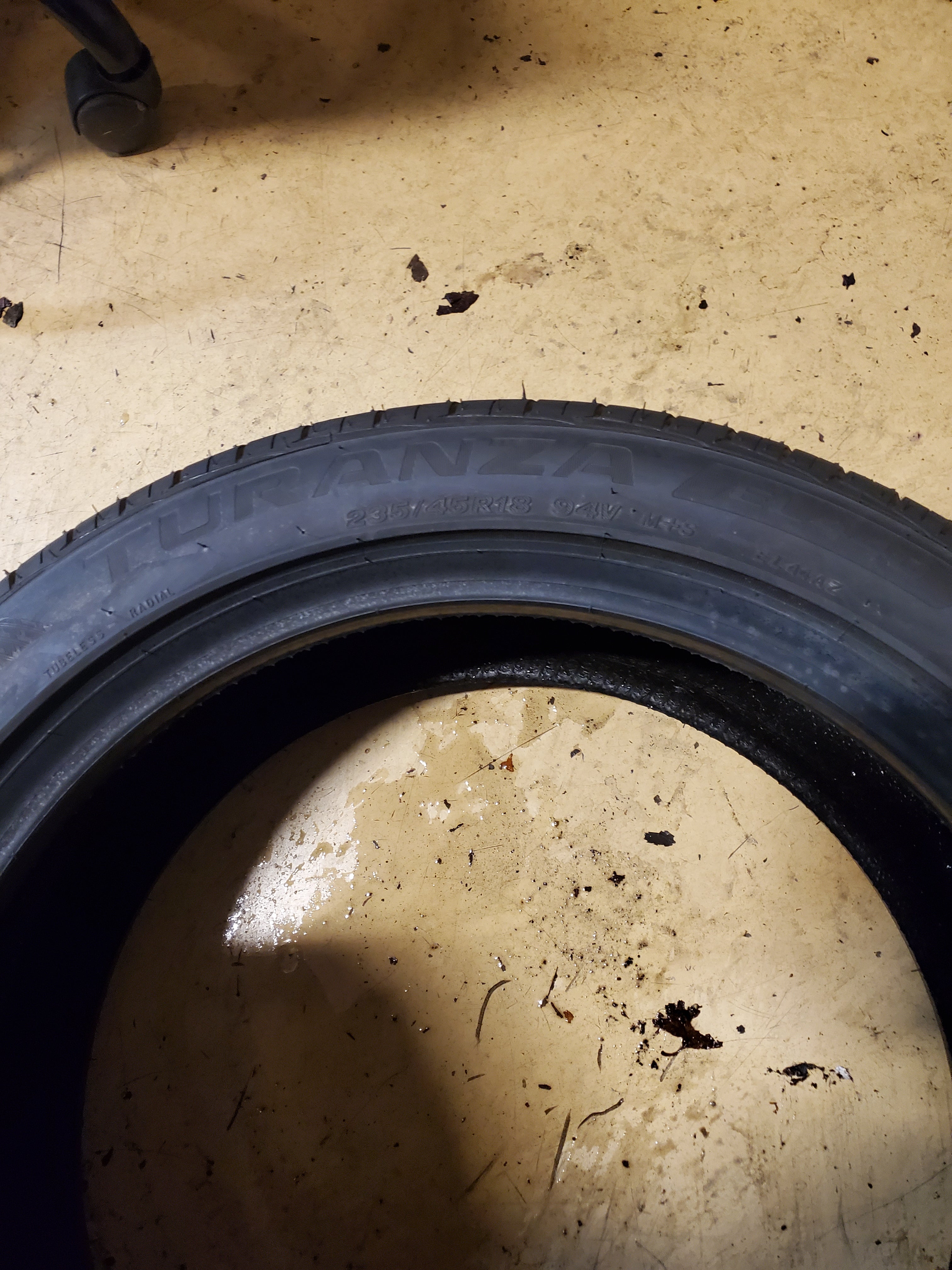 BRIDGESTONE TURANZA EL440 BSW P 235 45 18 94V ALL SEASON TIRE 000220