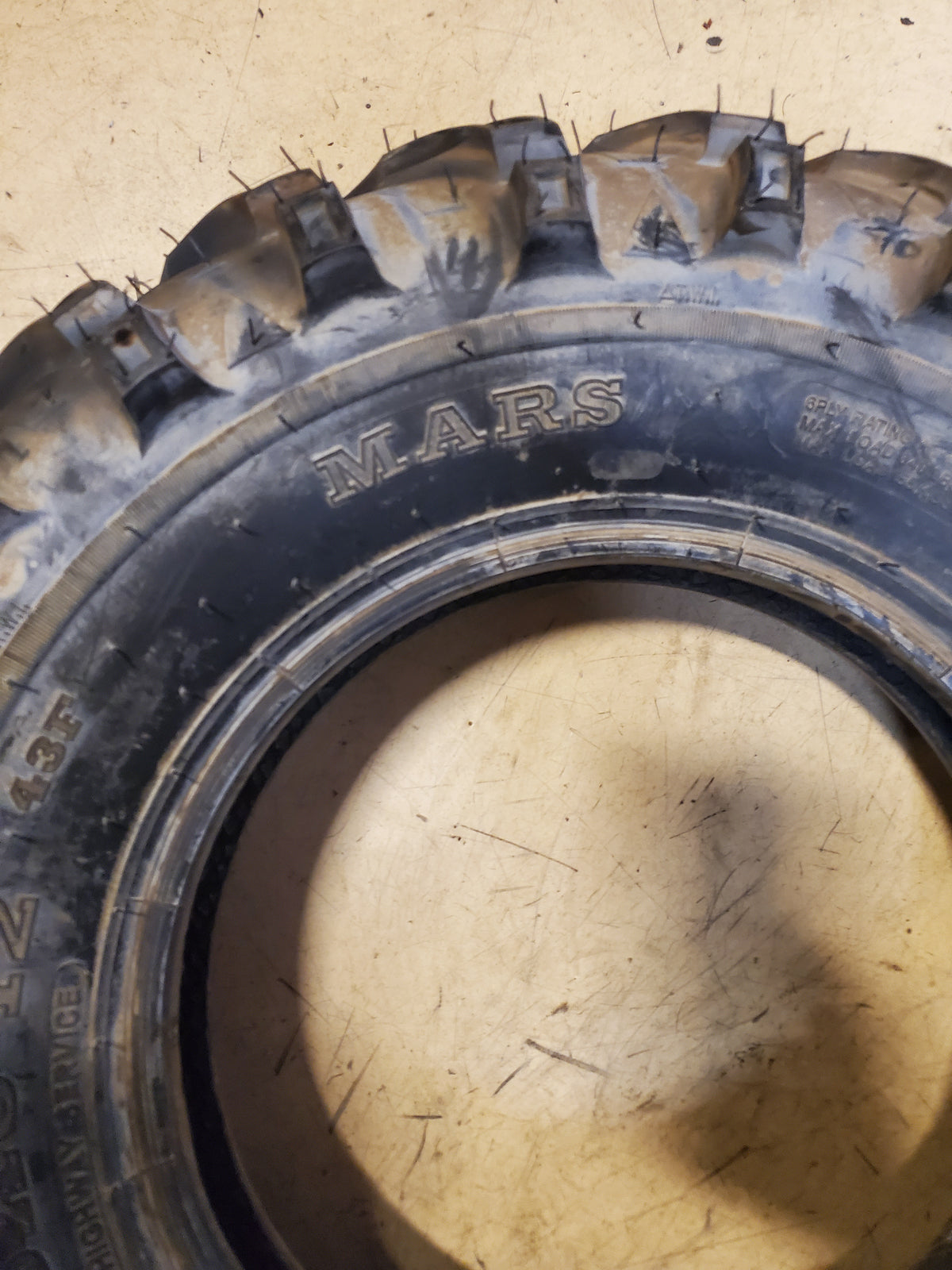 ROADGUIDER MARS BSW AT 25 8 12 43F 6PLY ATV/UTV TIRE ‎10272