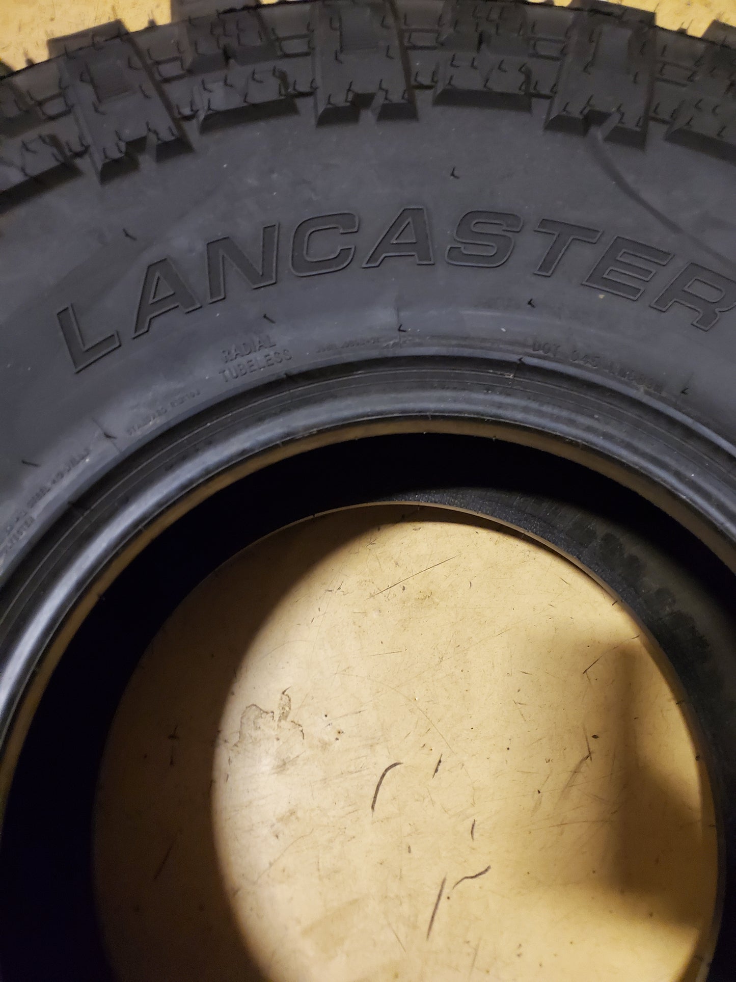 LANCASTER LS-67 M/T BSW LT 35 12.5 15 113Q 6PLY MUD TIRE LC1270