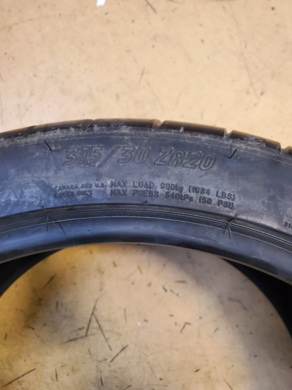 MICHELIN PILOT SPORT CUP 2 BSW P 315 30 20 104Y XL PERFORMANCE TIRE 89959
