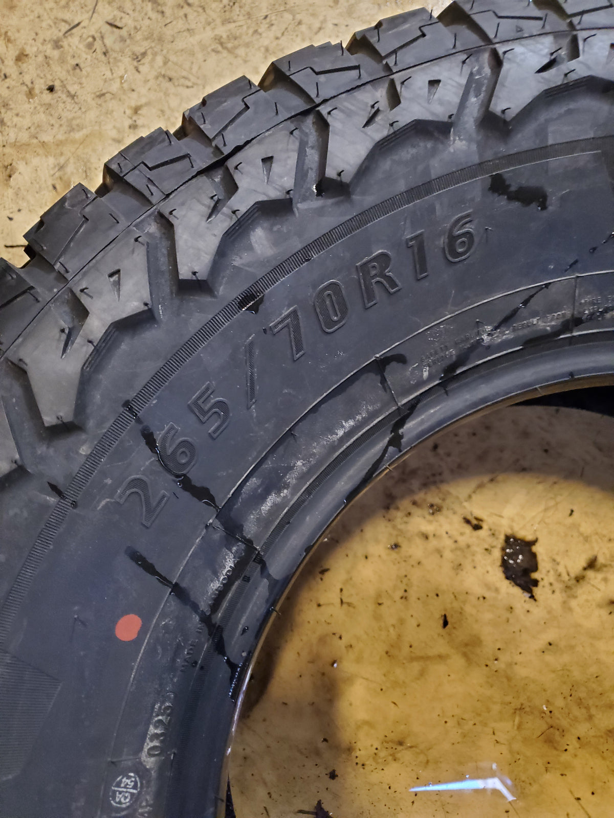ACCELERA MASTERTRACK BSW BADLANDS AT P 265 70 16 112T TIRE MASTAT005