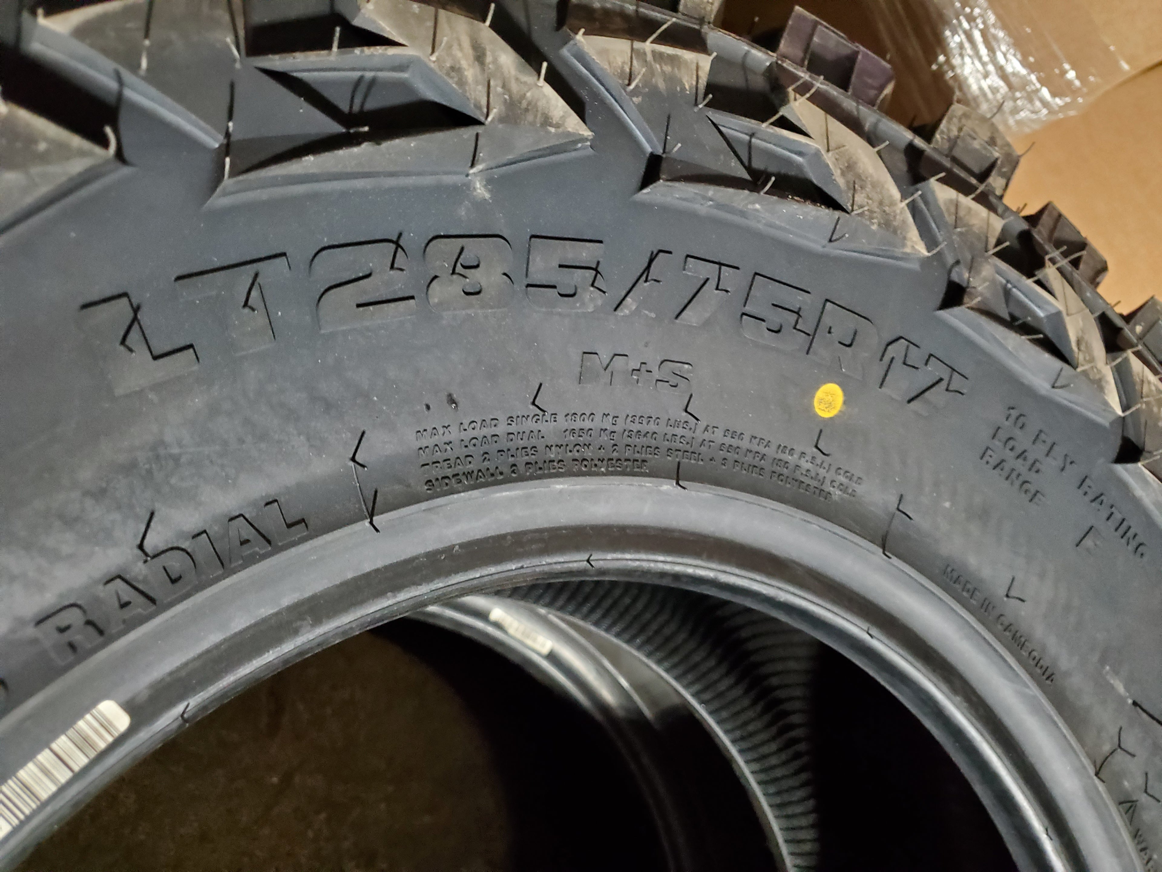 GLADIATOR X COMP M/T BSW LT 285 75 17 128/125P 10PLY MUD TERRAIN TIRE 1932267583