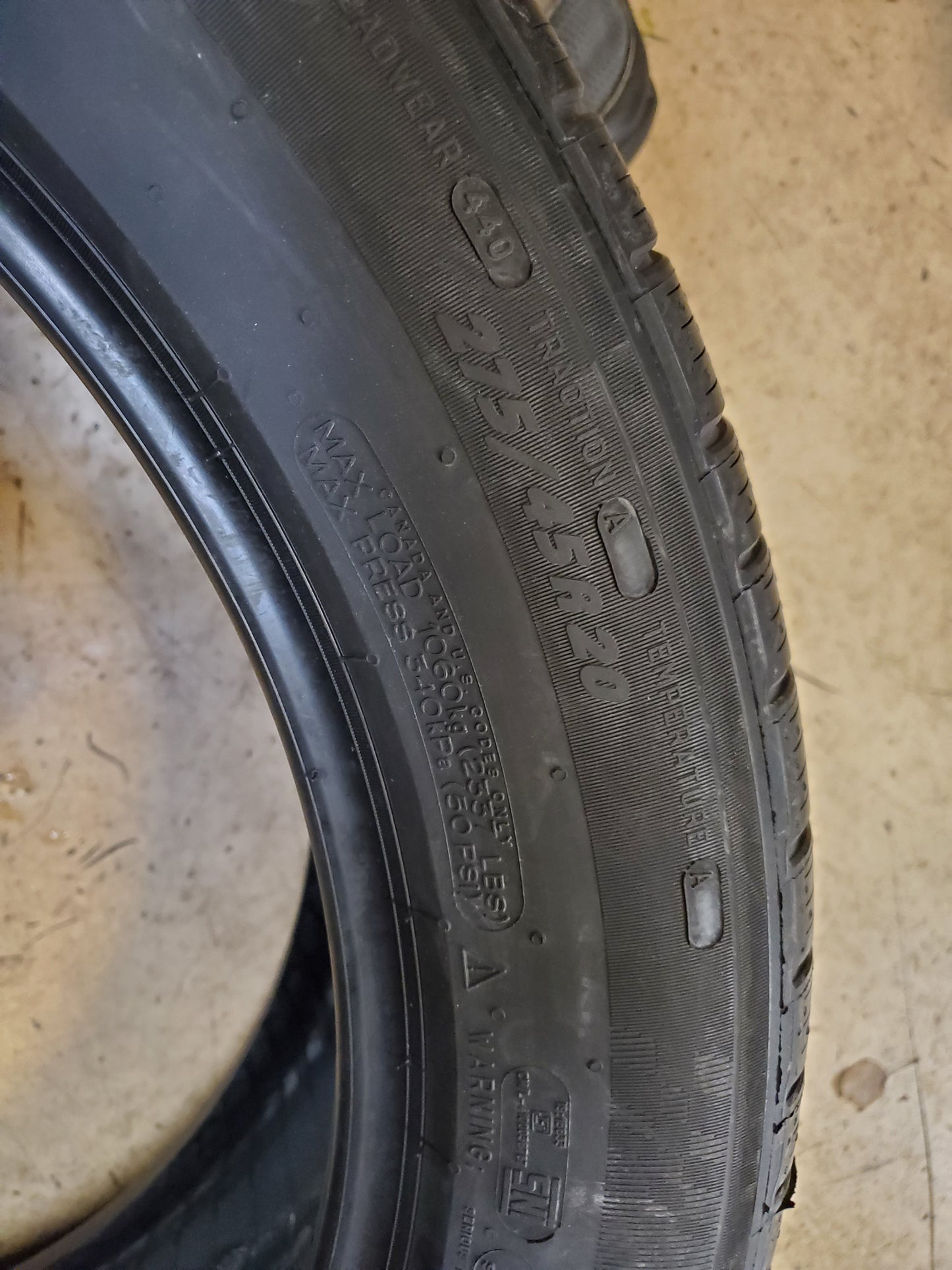 MICHELIN PILOT SPORT A/S 3 BSW  275 45 20 XL 110V PERFORMANCE TIRE 79683