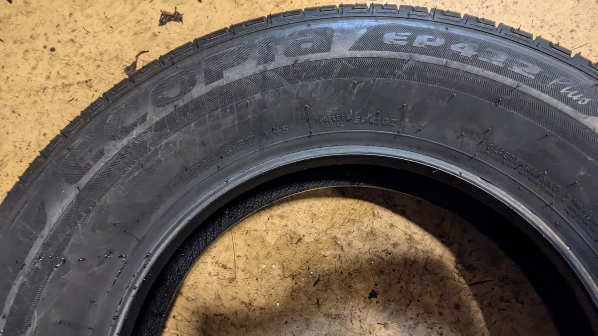 BRIDGESTONE ECOPIA EP422 PLUS BSW P 205 70 15 96T ALL SEASON TIRE 002005