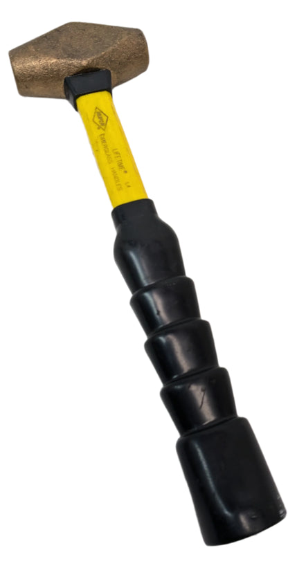 NUPLA NON SPARKING HAMMER FIBERGLASS HANDLE 1 LBS HEAD 2 LBS HAMMER