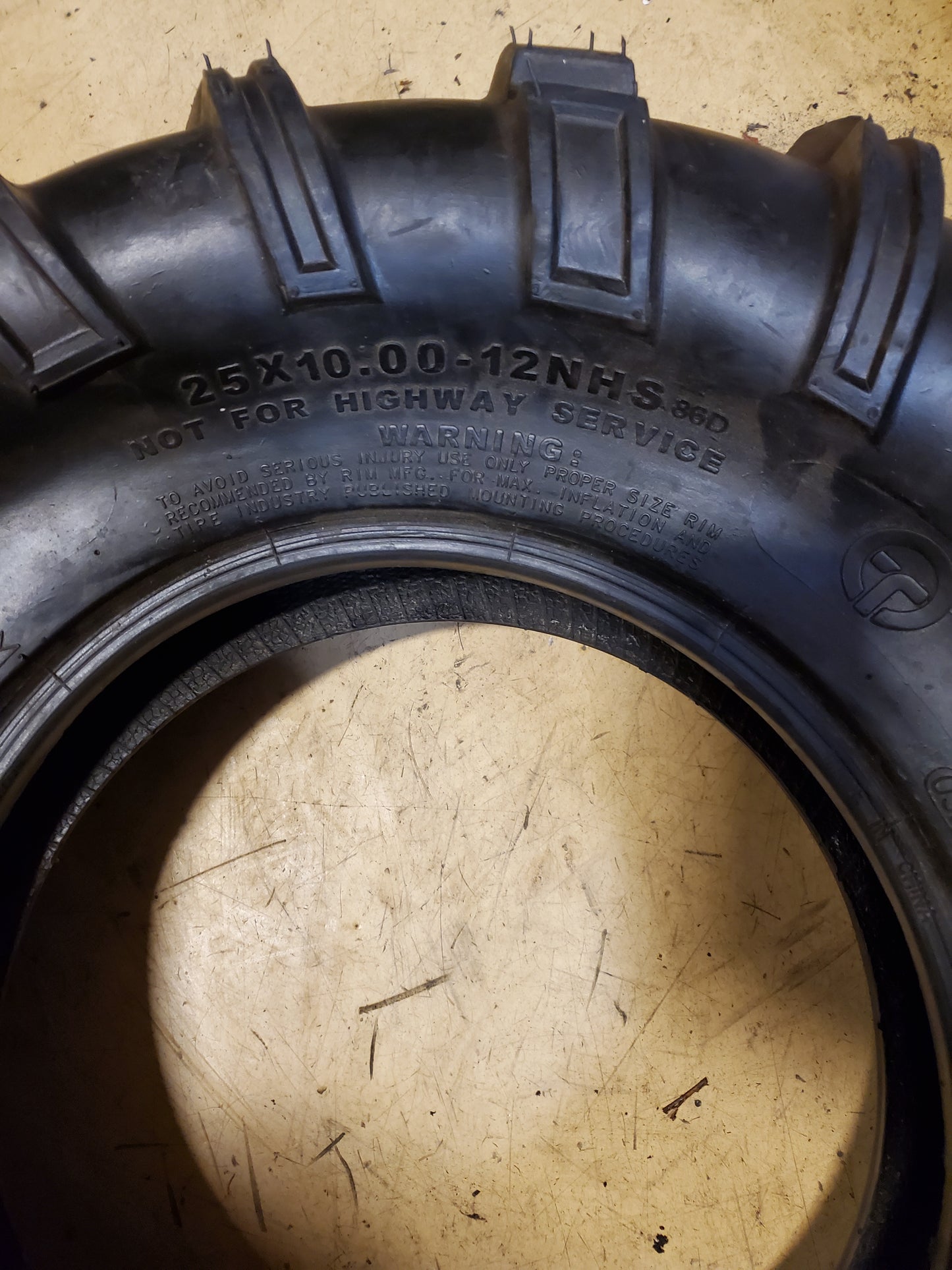 OTR 440 MAG BSW 25 10 12 86D 6PLY ATV/UTV TIRE T24440625100012
