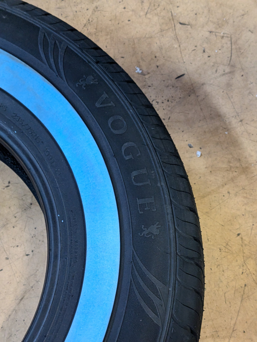 VOGUE CLASSIC WHITE WW P 235 75 15 109T XL ALL SEASON TIRE 12945501