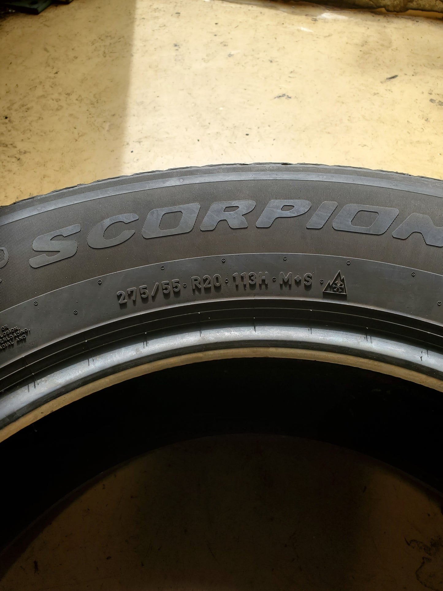 PIRELLI SCORPION WEATHER ACTIVE BSW P 275 55 20 113H ALL WEATHER TIRE 4165500