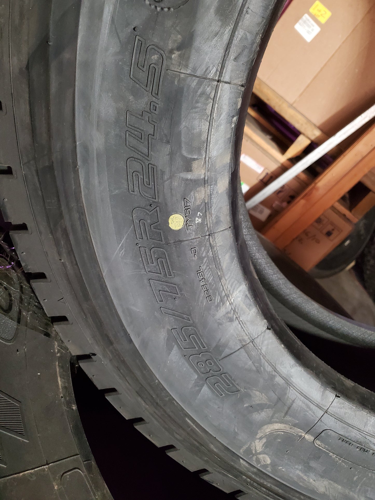 YOKOHAMA TY517 MC2 BSW LT 285 75 24.5 14PLY COMMERCIAL TIRE 120151726