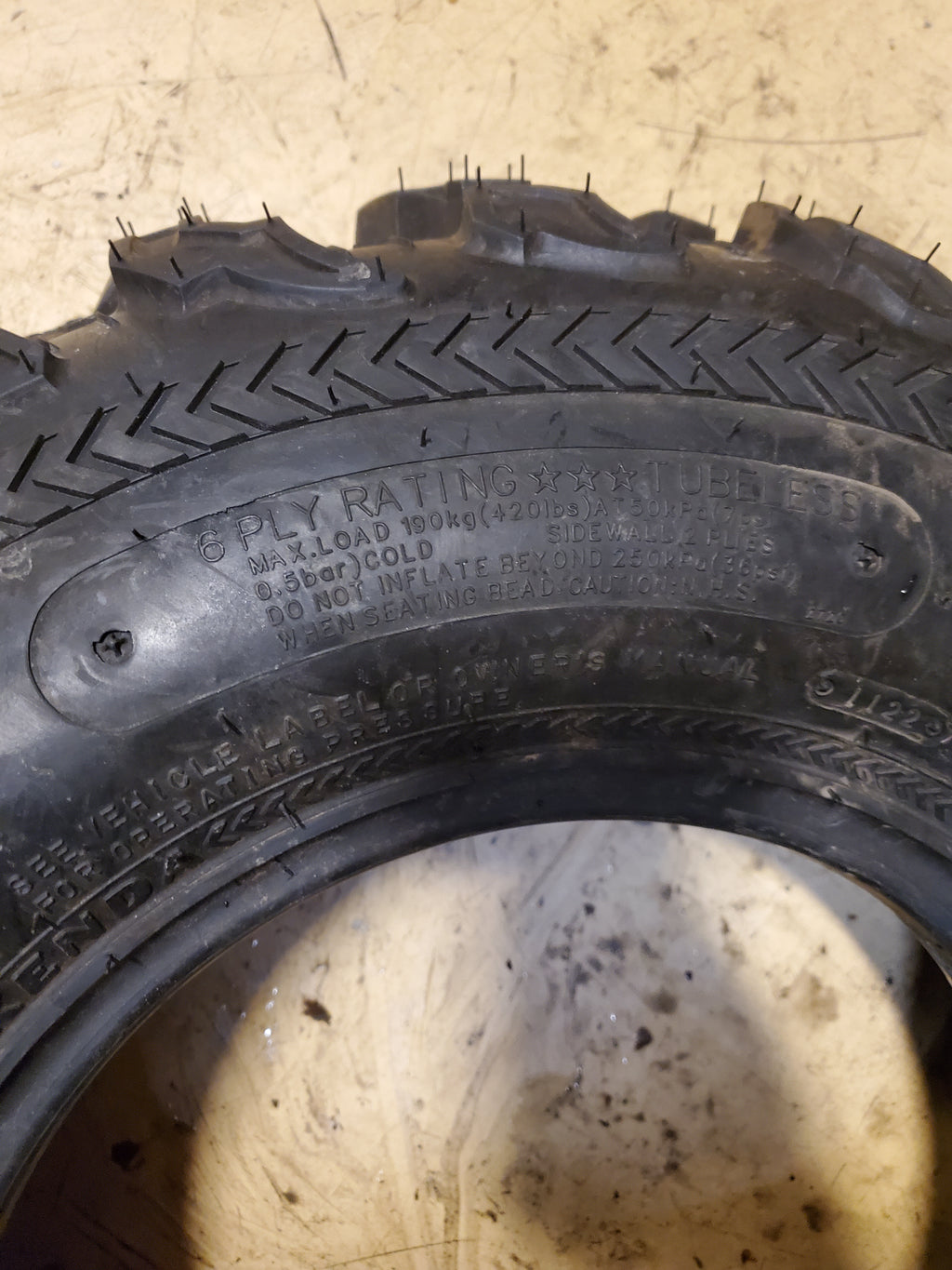 KENDA BEAR CLAW EX 573 BSW AT 25 10 11 6PLY ATV/UTV TIRE 250J2098