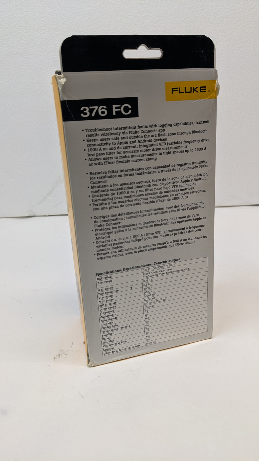 FLUKE AC/DC CLAMP METER 376FC 5065965