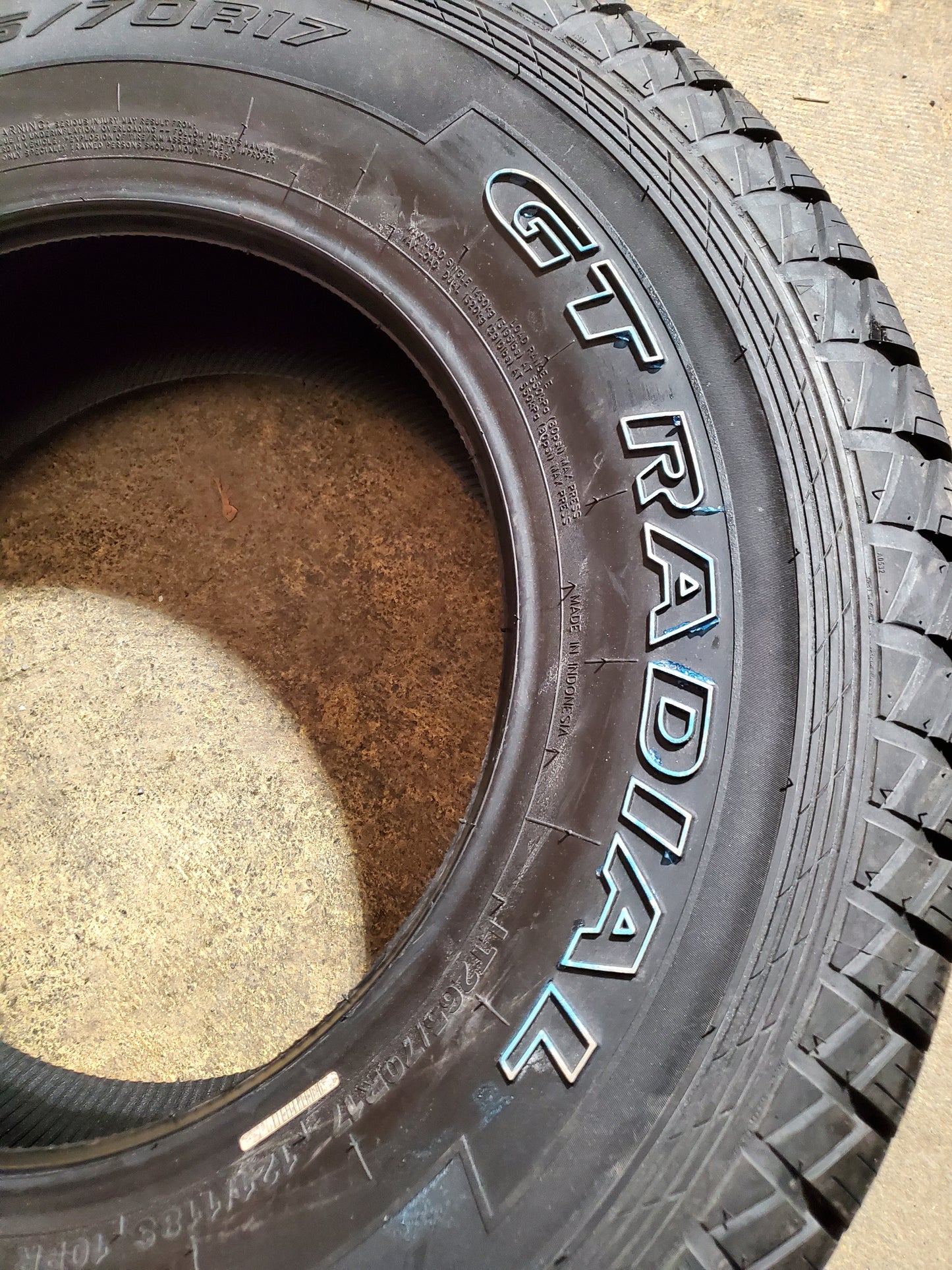 GT RADIAL ADVENTURO HT OWL LT 265 70 17 121/118S 10PLY HIGHWAY TERRAIN TIRE AS141