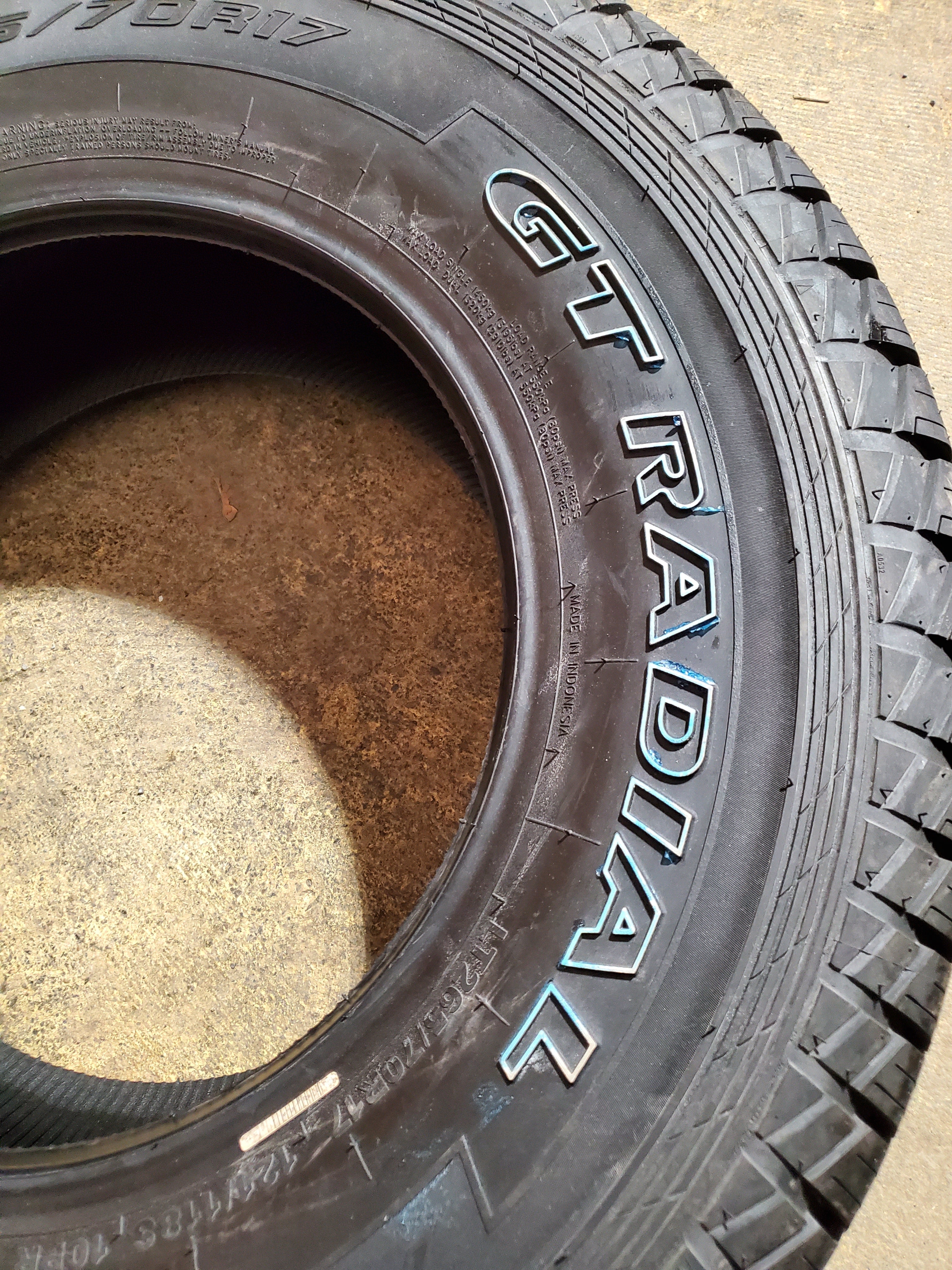 2 GT RADIAL ADVENTURO HT OWL LT 265 70 17 121/118S 10PLY HIGHWAY TERRAIN TIRE AS141