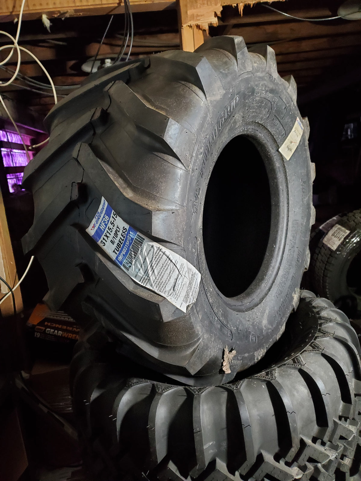 EUROGRIP HF36 BSW  31 15.5 15 121B 10PLY TRACTOR TIRE IMP6031561011