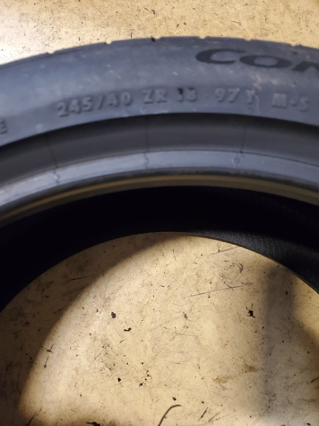 CONTINENTAL CONTROLCONTACT SPORT SRS+ P 245 40 18 97Y XL UHP TIRE 15575780000