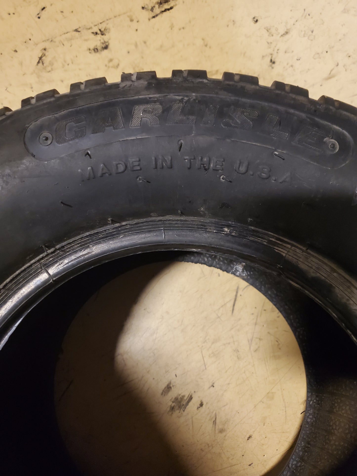 NOS CARLSTAR TURF TRAC R/S 109A3 BSW 24 12 12 6PLY LAWN TIRE 575390