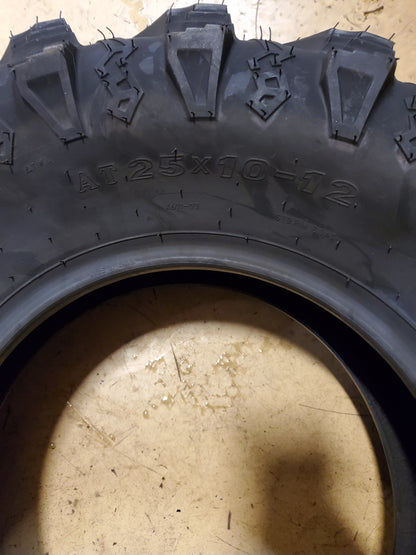 MCKINLEY X611 BSW AT 25 10 12 50J 6PLY ATV/UTV TIRE MX251012