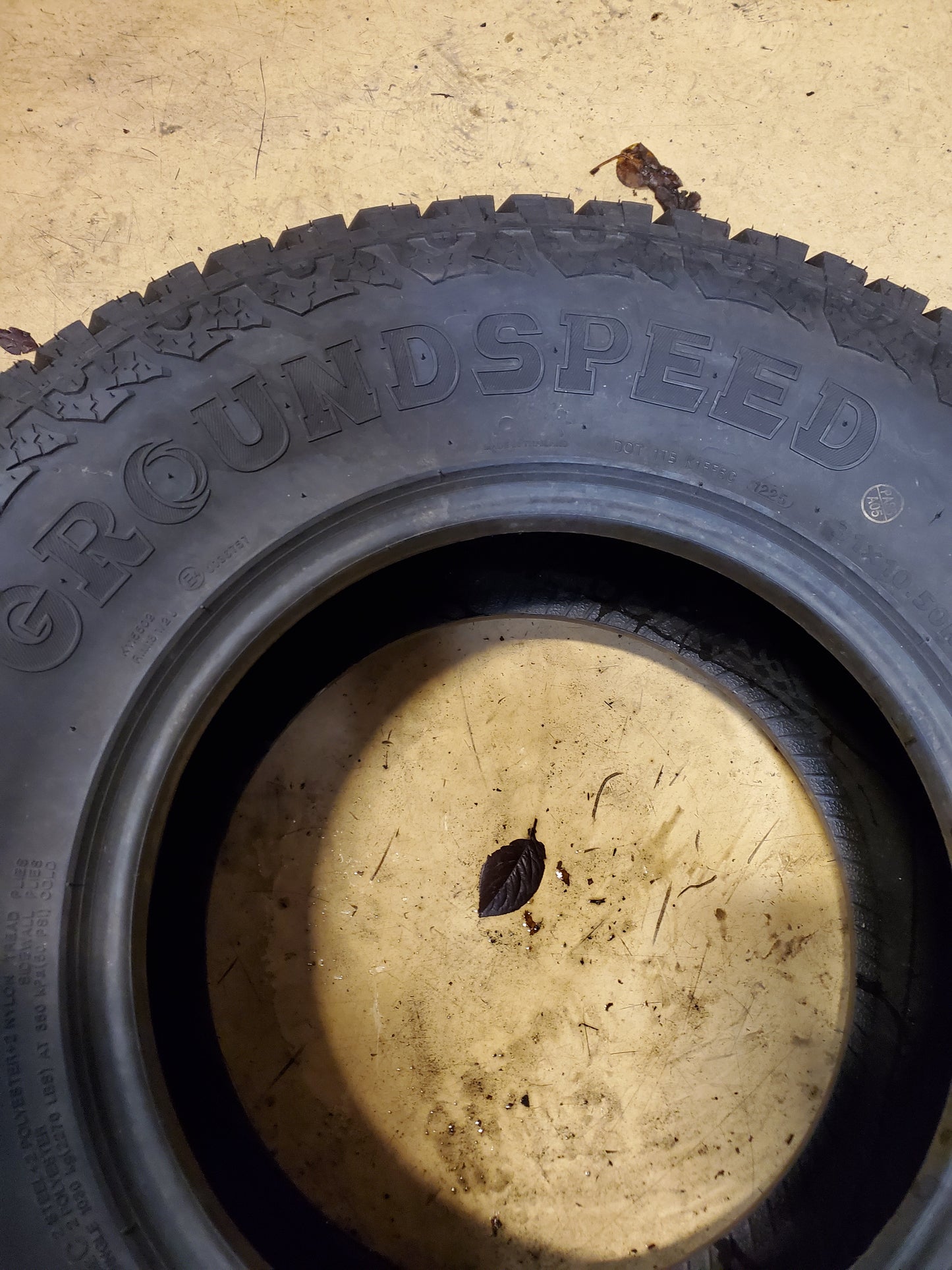 GROUNDSPEED VOYAGER AT BSW LT 31 10.5 15 109S 6PLY ALL TERRAIN TIRE 115197