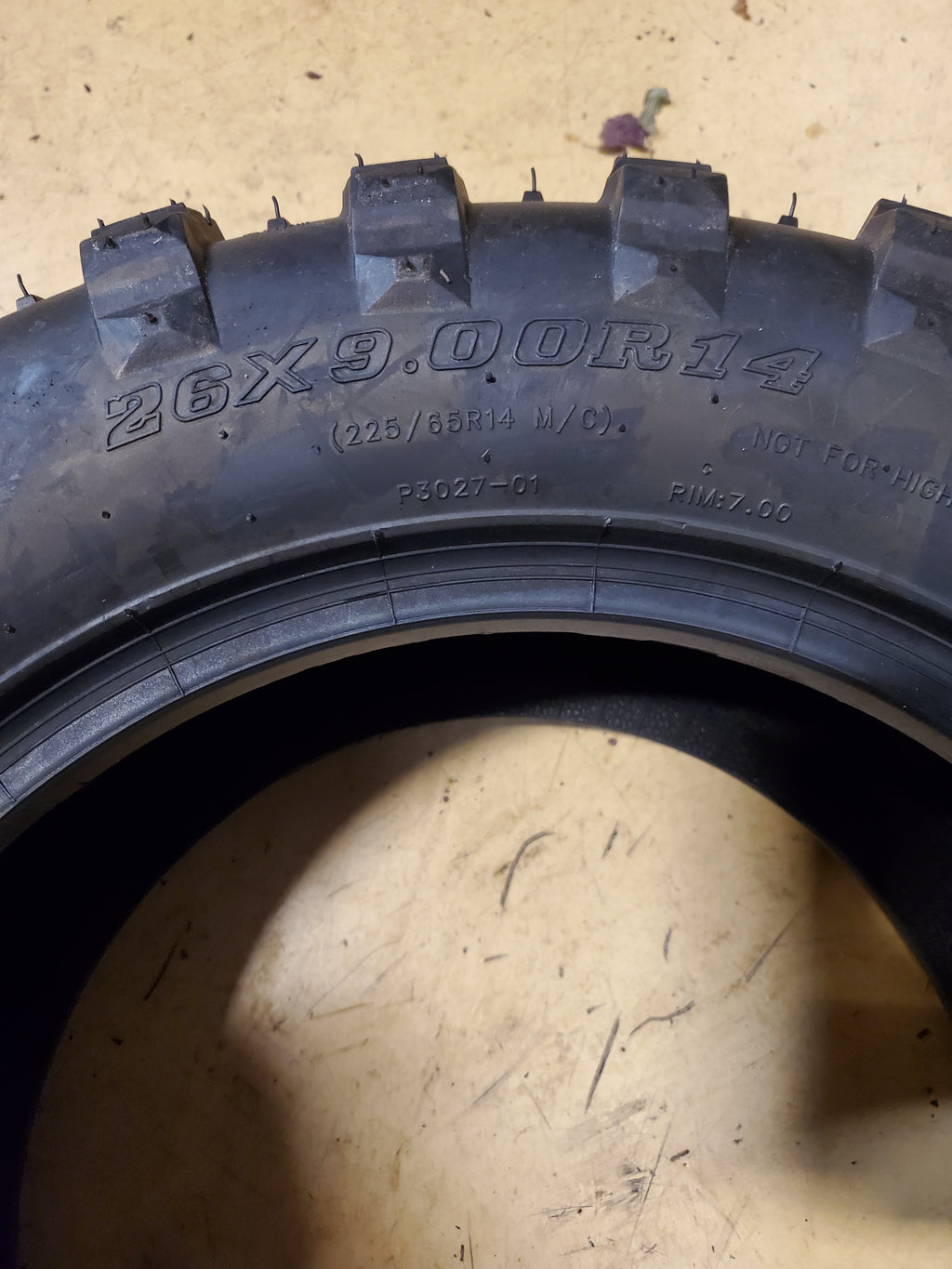 QUADBOSS QBT446 BSW  26 9 14 8PLY ATV/UTV TIRE 609304