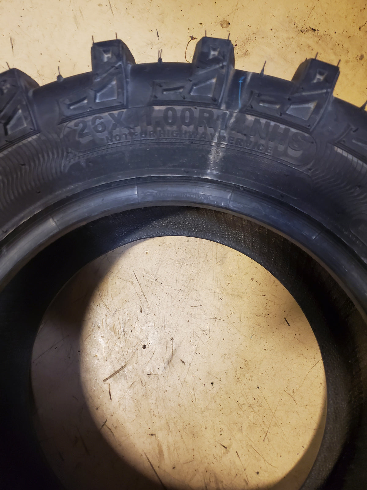 NOS OTR DIRT MASTER BSW 26 11 14 6PLY ATV/UTV TIRE N148196699