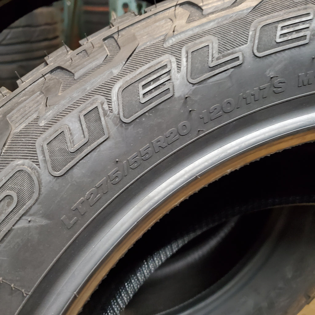 2 BRIDGESTONE DUELER A/T REVO 3 BSW LT 275 55 20 120/117S LRE 10 PLY ALL TERRAIN TIRE 007112