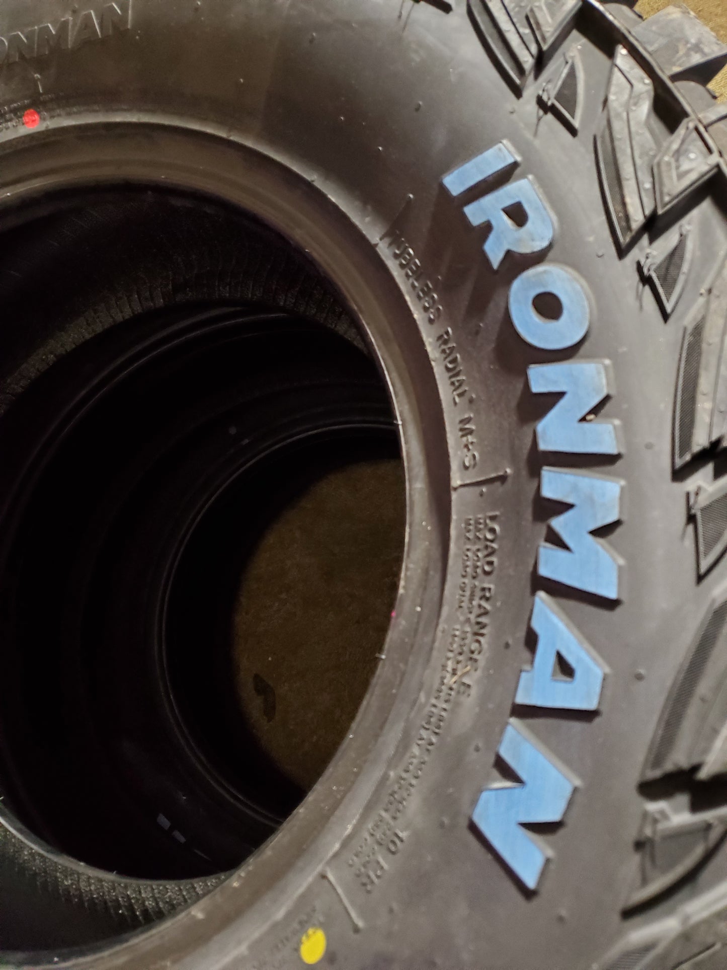 2 IRONMAN ALL COUNTRY M/T X RWL LT 265 75 16 123/120Q 10PLY MUD TERRAIN TIRE 98774