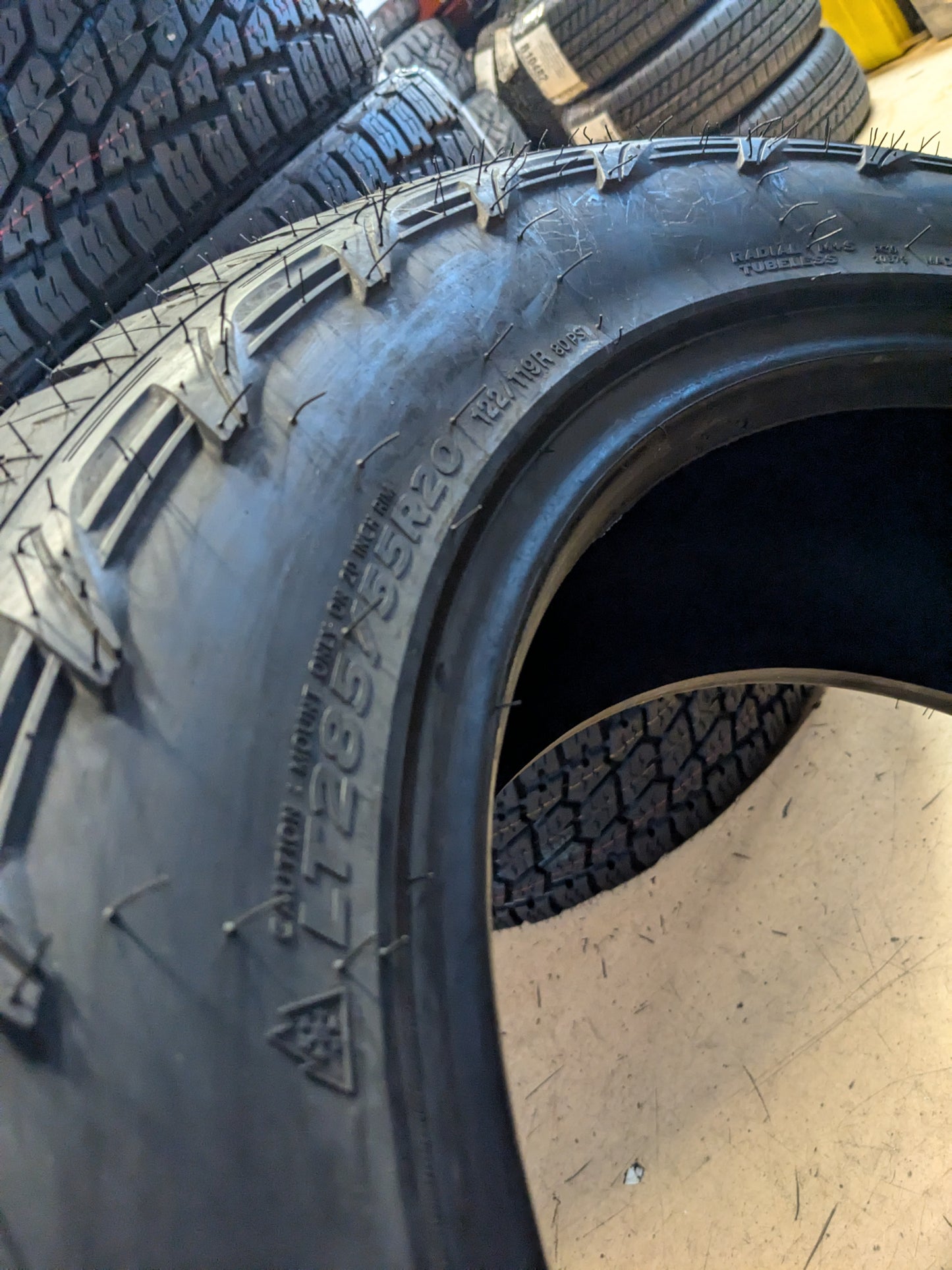 HANKOOK DYNAPRO XT RC10 BSW LT 285 55 20 122/119R 10PLY ALL TERRAIN TIRE 2021389