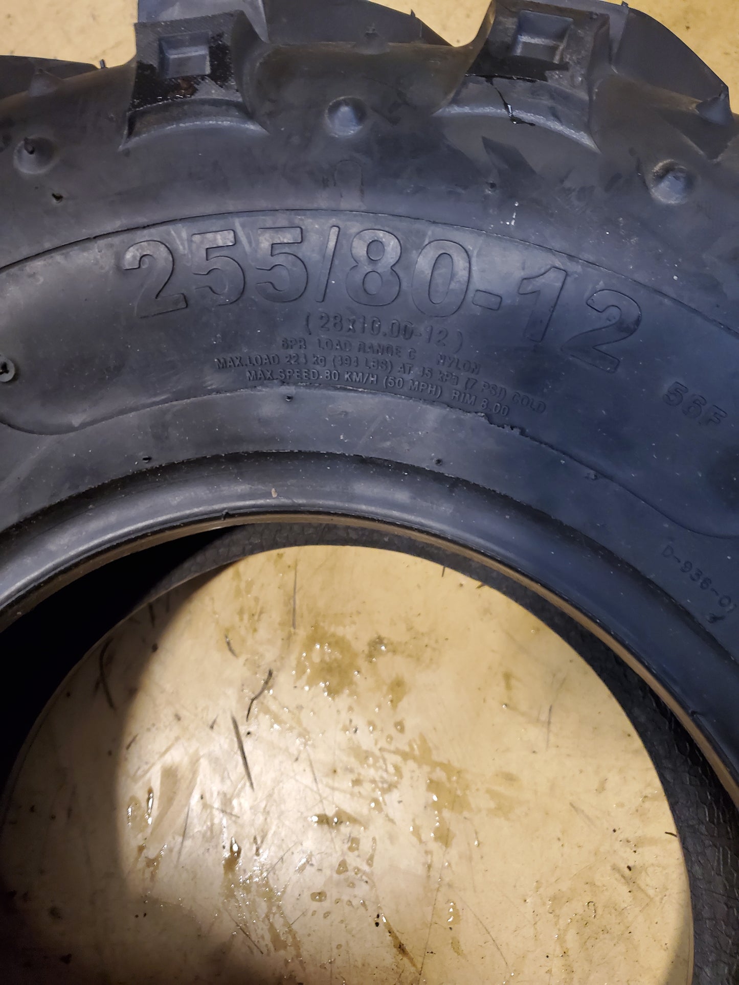 DEESTONE MUD CRUSHER D936 BSW 28 10 12 56F 6PLY ATV/UTV TIRE DS8013