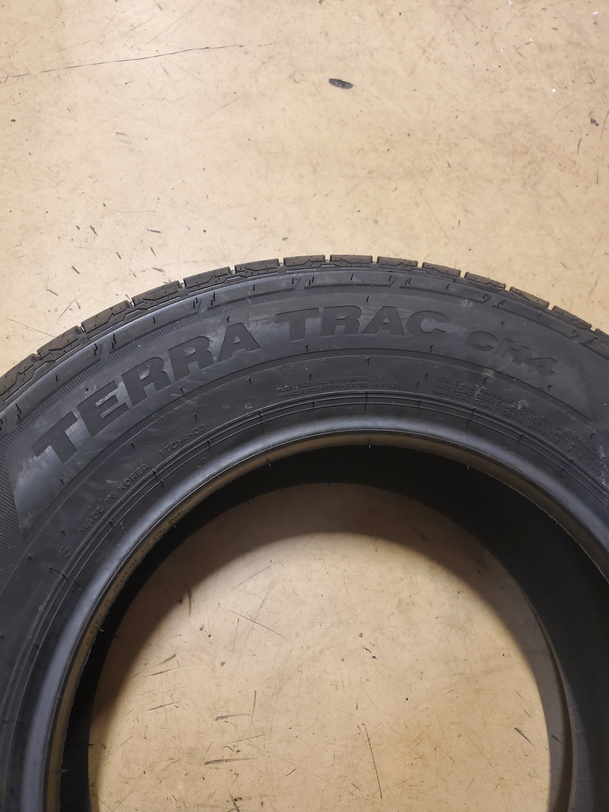 NOS HERCULES TERRA TRAC CH4 BSW P 235 65 16C/10 121/119R 10PLY ALL SEASON TIRE 96433