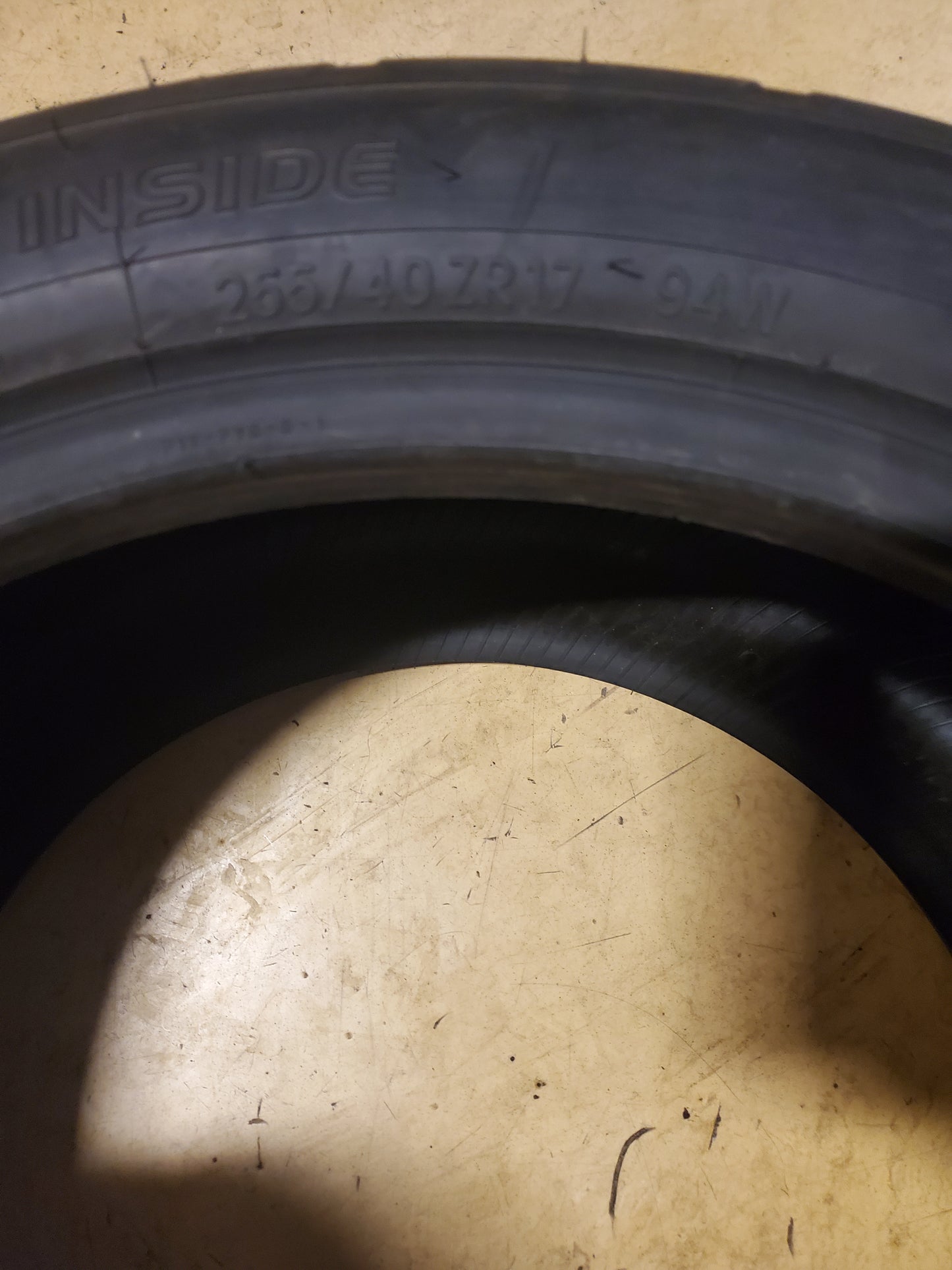 NITTO NT01 BSW P 255 40 17 94W TRACK COMPETITION TIRE 371150