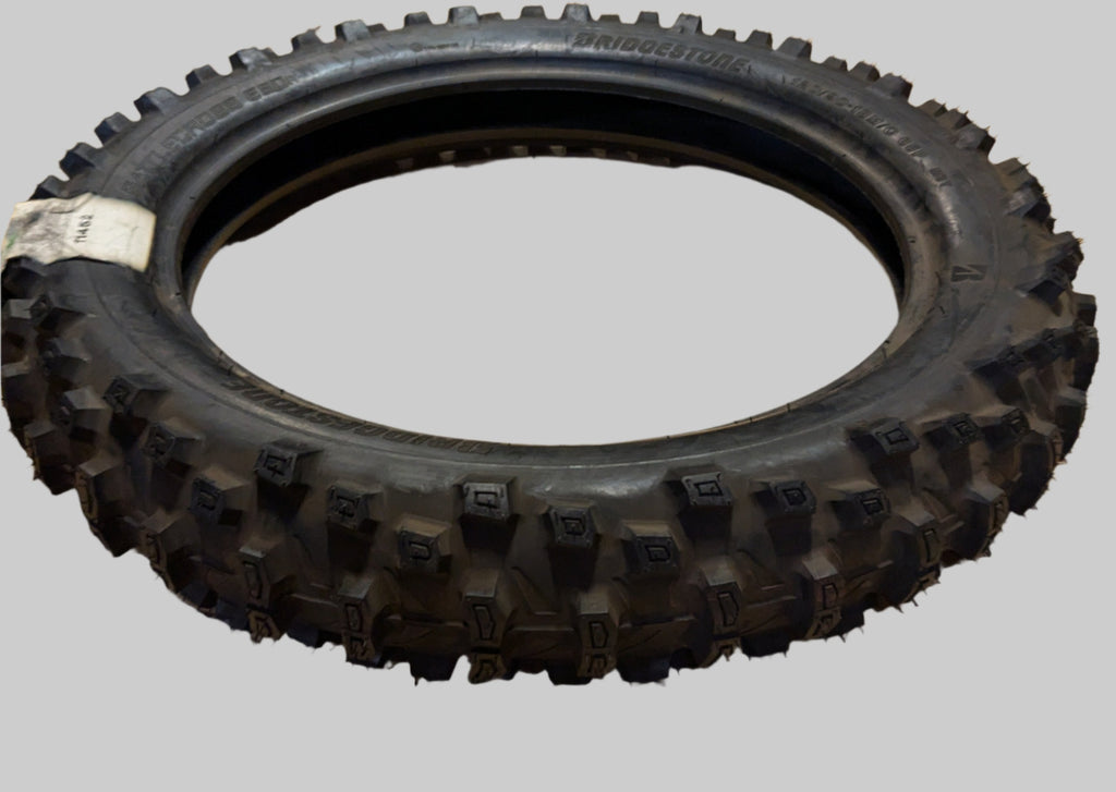 NEW OLD STOCK BRIDGESTONE BATTLECROSS ENDURO E50 BSW 120 90 18 65P REAR MOTORCYCLE TIRE 011452
