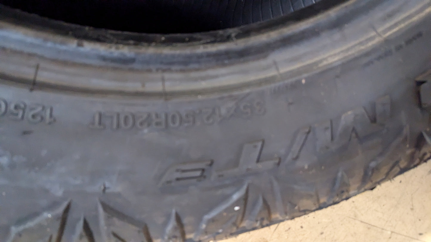 ROLLING BIG POWER REPULSOR M/T III BSW LT 35 12.50 20 125Q 12PLY RBPSTMT320020