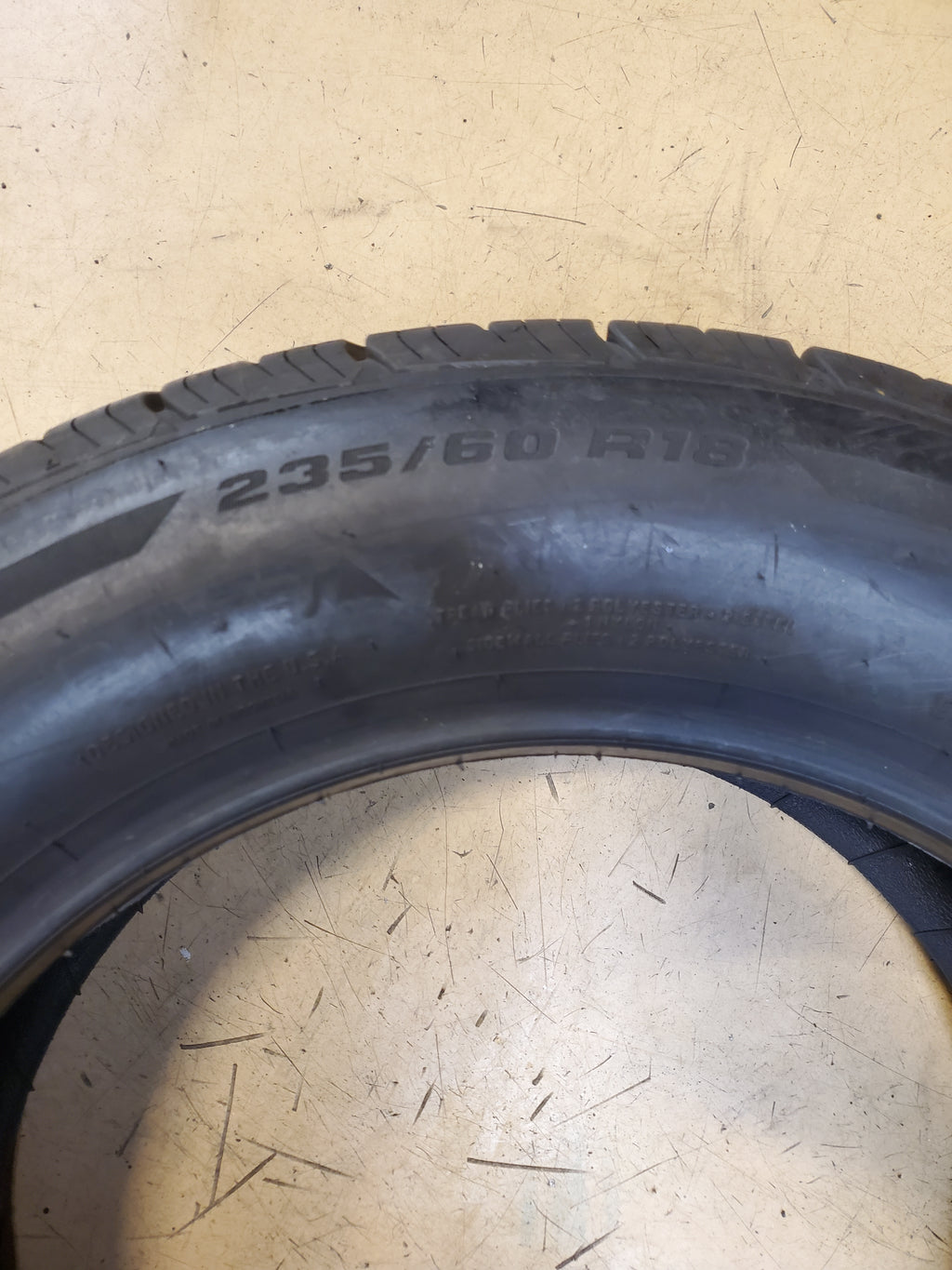 BFGOODRICH ADVANTAGE CONTROL BSW P 235 60 18 107V XL ALL SEASON TIRE 60593