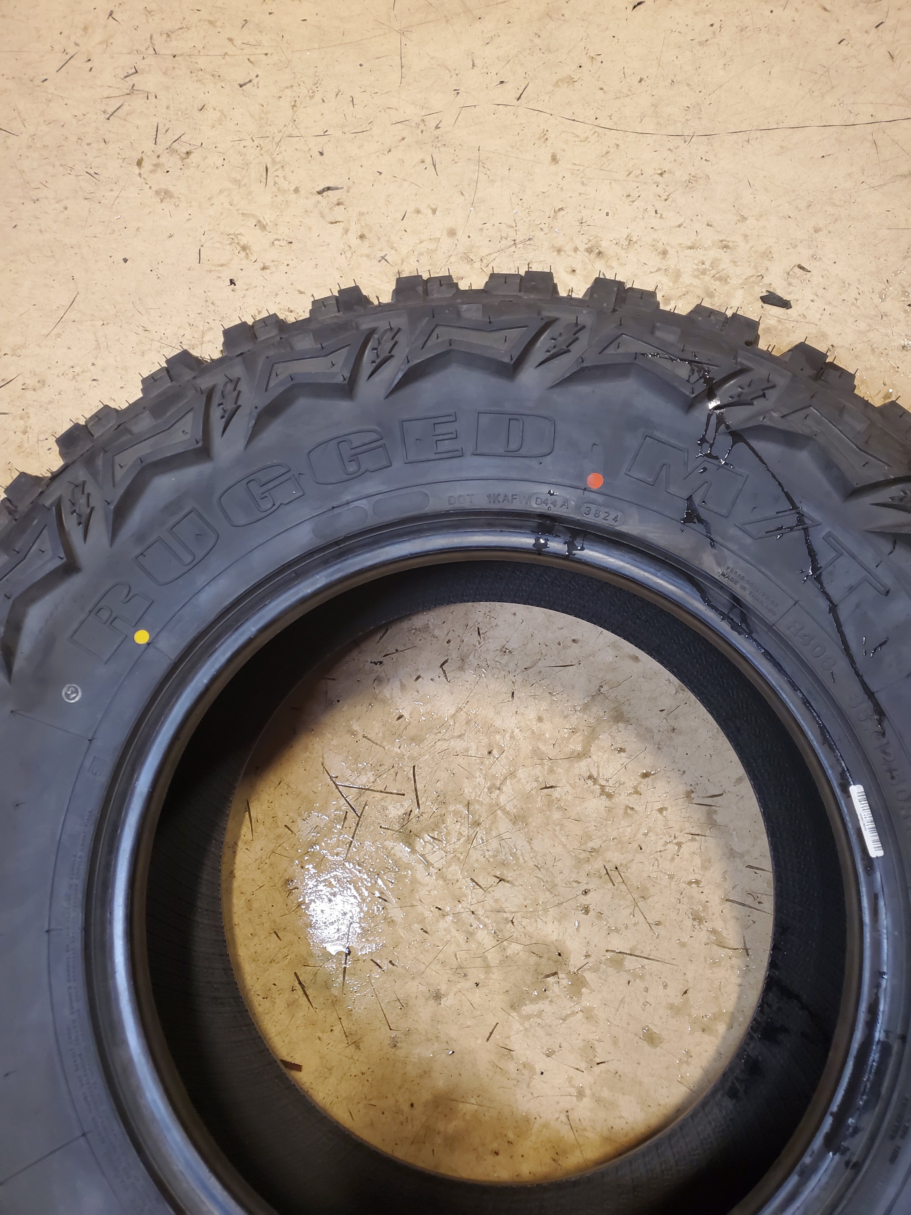 (KSL ONLY) AMERICUS RUGGED M/T R408 BSW LT 35 12.5 18 128Q 12PLY MUD TIRE AMD2501