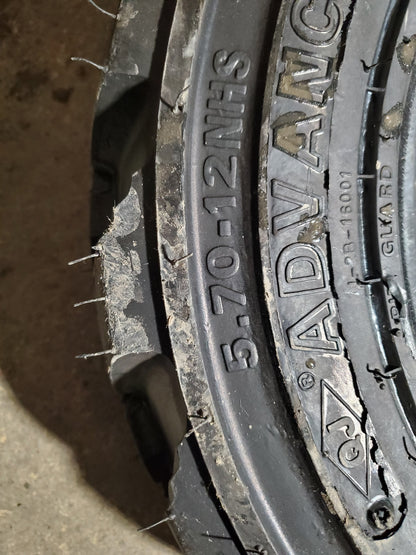 ADVANCE SIDEWINDER MUDDER XHD BSW  5.70 12 8PLY SKID STEER TIRE 16000G