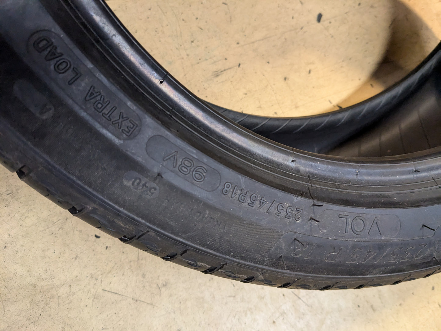 MICHELIN PRIMACY TOUR A/S (VOL) VOLVO P 235 45 18 98V XL ALL SEASON TIRE 31130