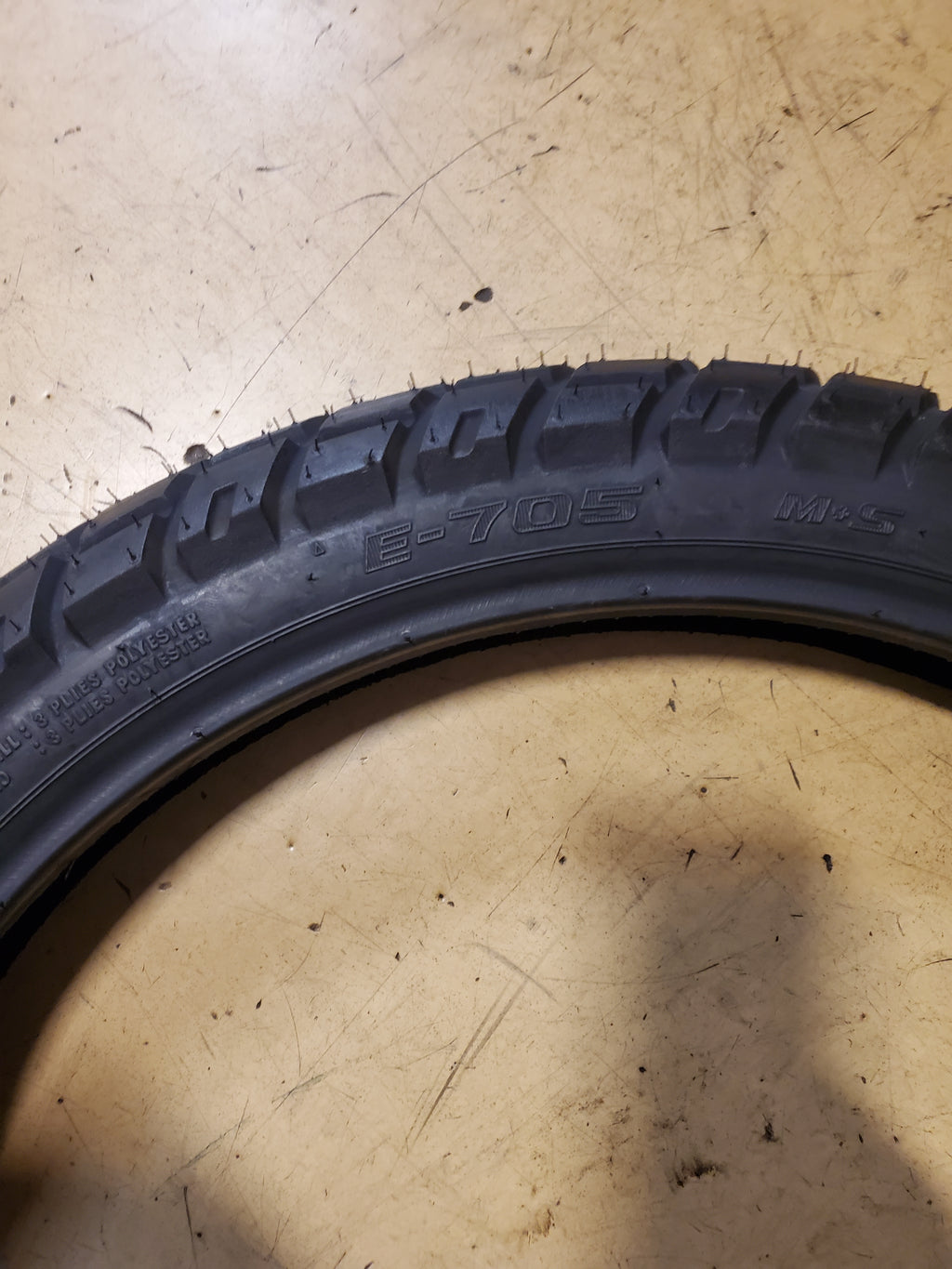 SHINKO TRAIL MASTER E-705 BSW P 90 90 21 54H DUAL MOTORCYCLE TIRE 1366800001