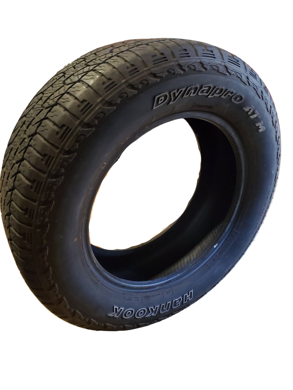 2 USED 10/32" HANKOOK DYNAPRO ATM OWL P 265 60 18 110T  ALL TERRAIN TIRE 1021751