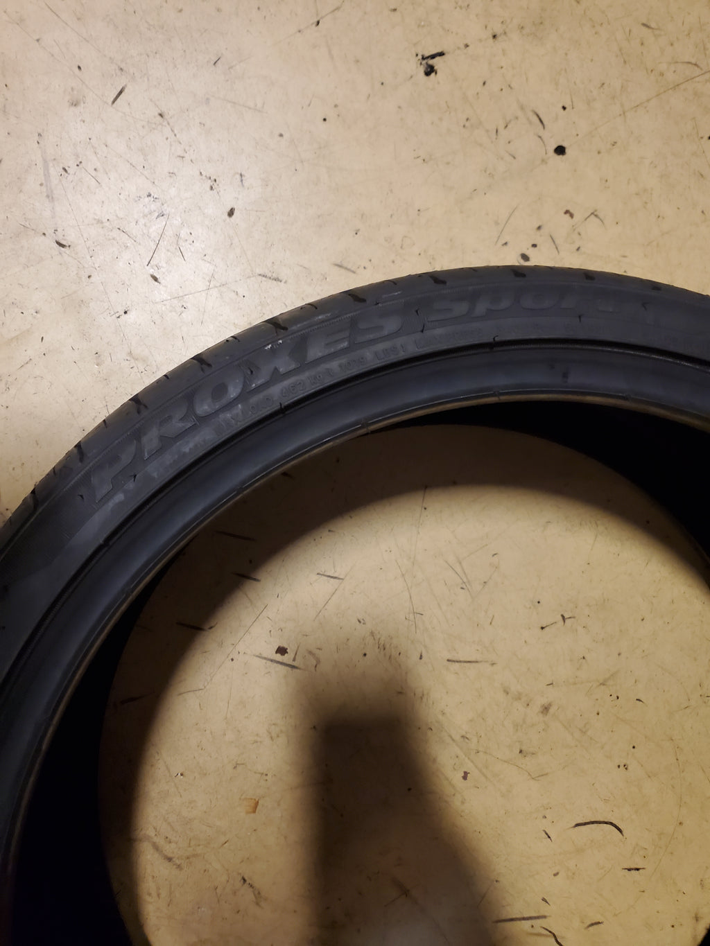 TOYO PROXES SPORT BSW P 205 35 18 81Y XL PERFORMANCE TIRE 133310