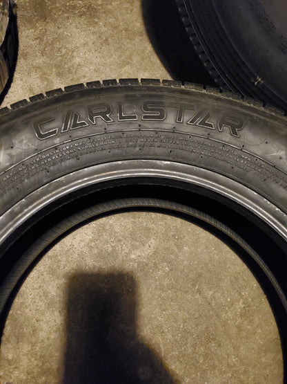 CARLSTAR RELIANCE RADIAL ST BSW ST 205 75 15 8PLY TRAILER TIRE 6H09596