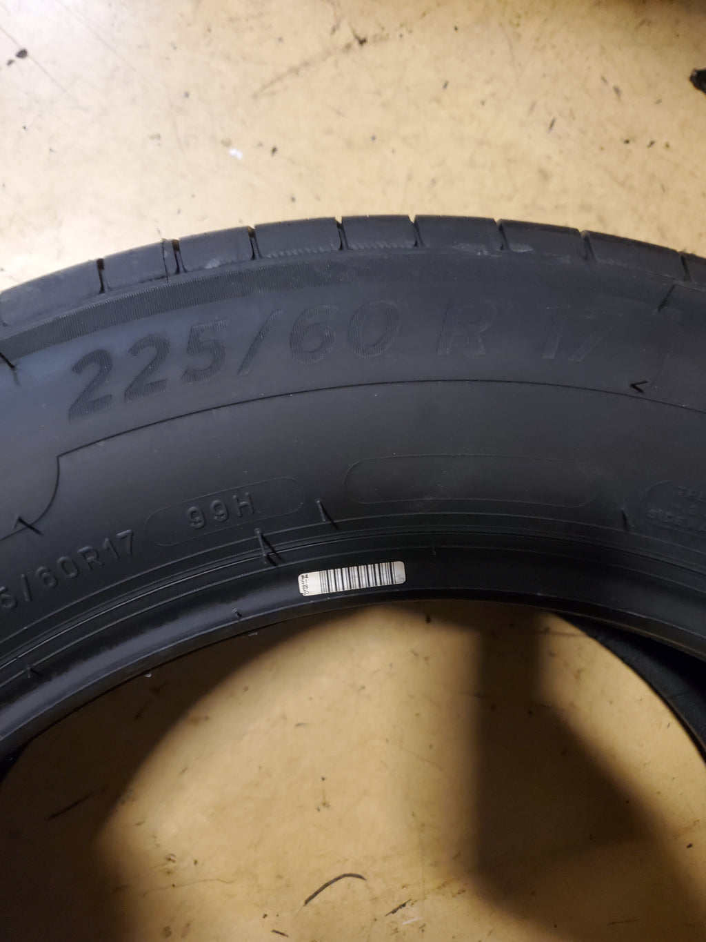 4 MICHELIN PRIMACY A/S BSW P 225 60 17 99H UHP TIRE 43257
