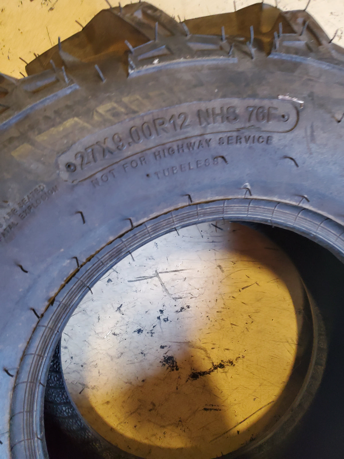 ITP MUD LITE XTR BSW  27 9 12 76F 6PLY ATV/UTV TIRE 560378