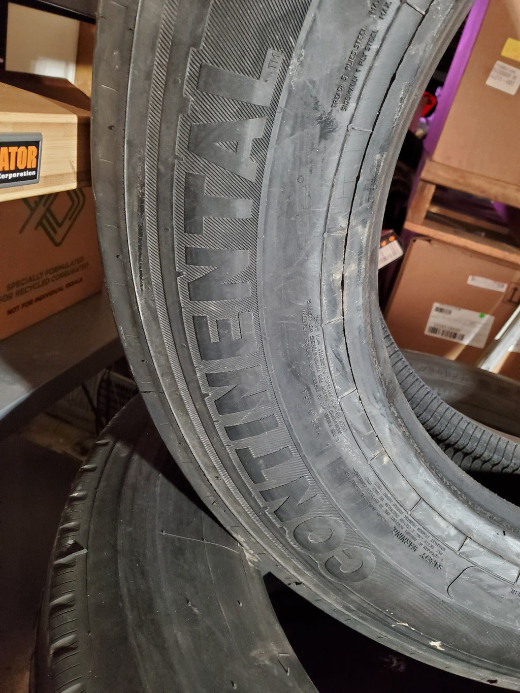 CONTINENTAL HSR2 SA BSW LT 255 70 22.5 140/137M 16PLY STEER TIRE 05122460000