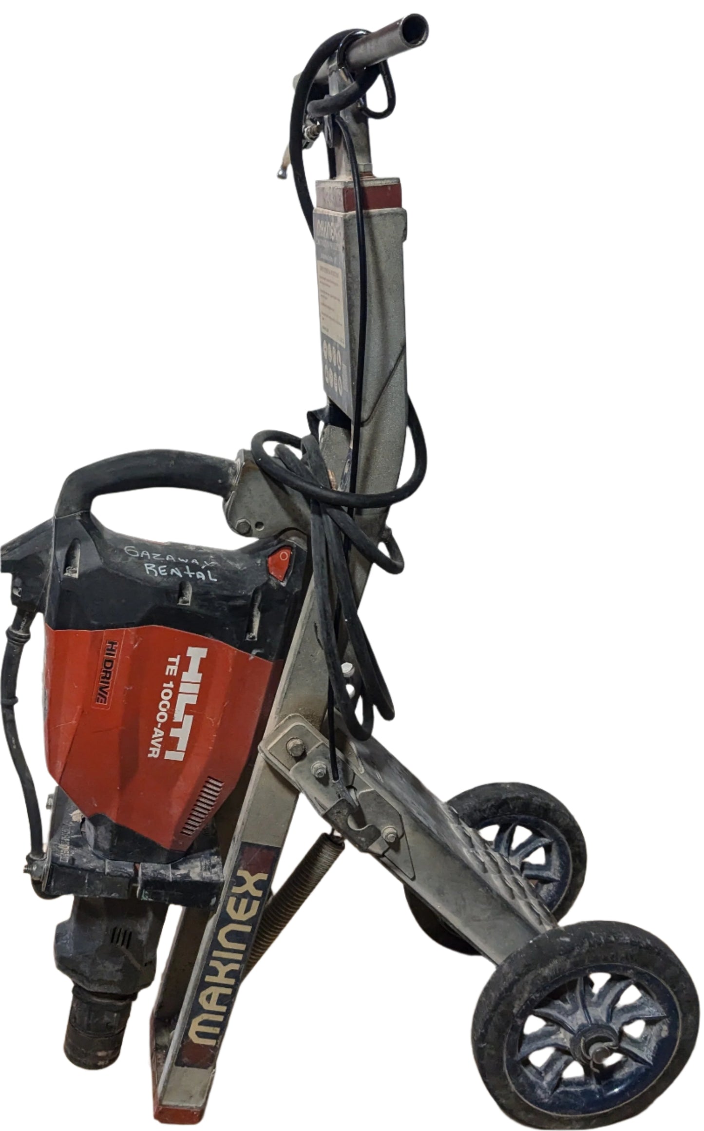 USED MAKINEX JACKHAMMER WITH HILTI TE 1000-AVR DEMOLITION HAMMER