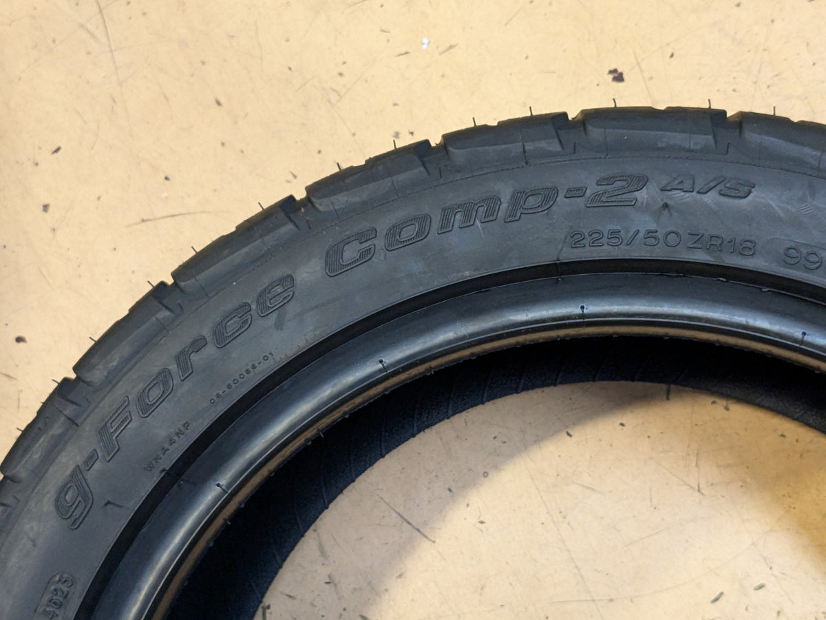 2 BFGOODRICH G-FORCE COMP-2 A/S PLUS P 225 50 18 99W XL ALL SEASON TIRE 25864