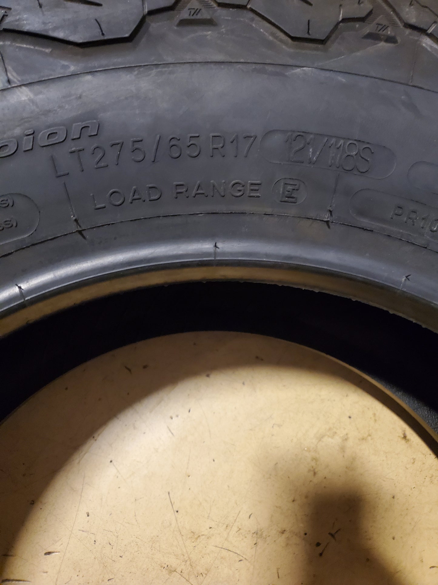 BFGOODRICH ALL-TERRAIN T/A K02 RWL LT 275 65 17 121/118S 10PLY TIRE 42347