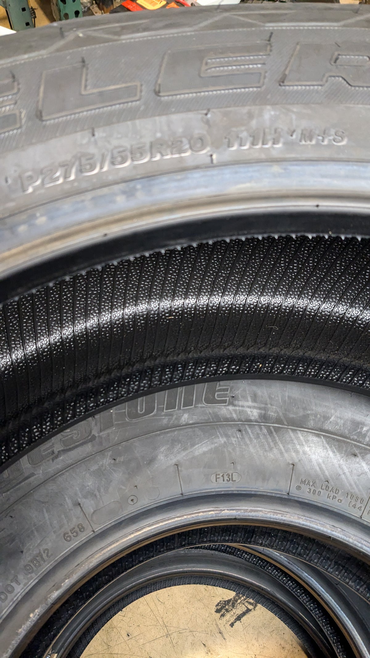 BRIDGESTONE ALENZA PLUS BSW P 275 55 20 111H ALL SEASON TIRE 001733