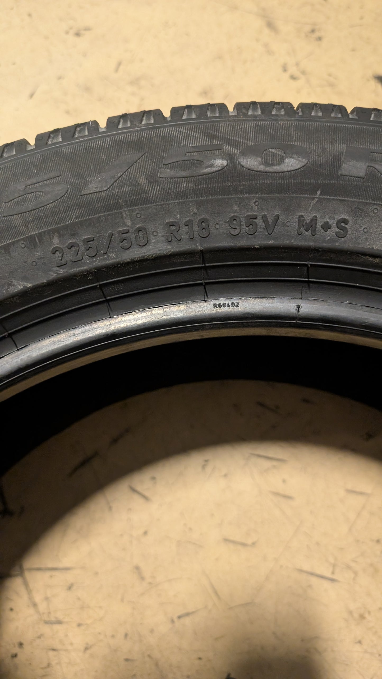 PIRELLI P7 ALL SEASON PLUS 3 BSW P 225 50 18 95V TIRE 3952300