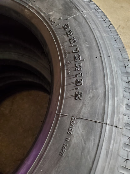 ADVANCE GL283A BSW LT 225 70 19.5 128/126N 14PLY COMMERCIAL TIRE V88015G